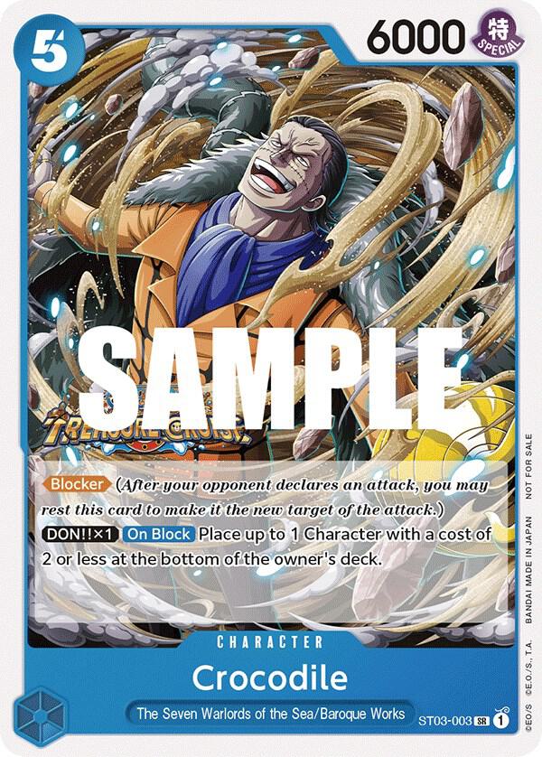 One Piece Promotion Cards - ST03-003 - Crocodile (Tournament Pack Vol. 5) - SR