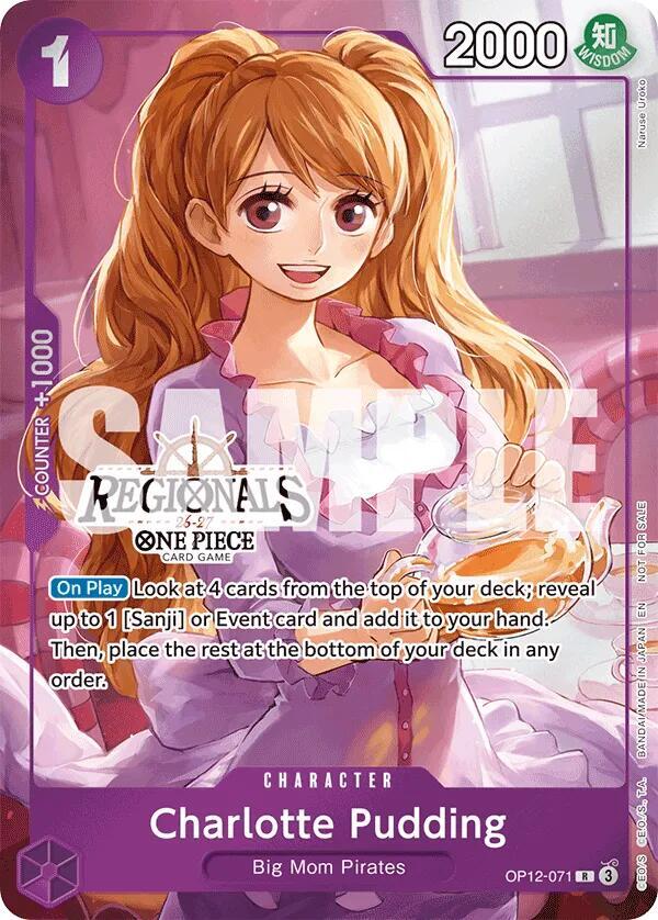 One Piece Promotion Cards - OP12-071 - Charlotte Pudding (Regional Participation Pack 2026 Vol.1) - PR
