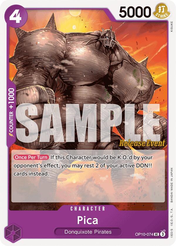 Royal Blood Release Event Cards - OP10-074 - Pica - UC