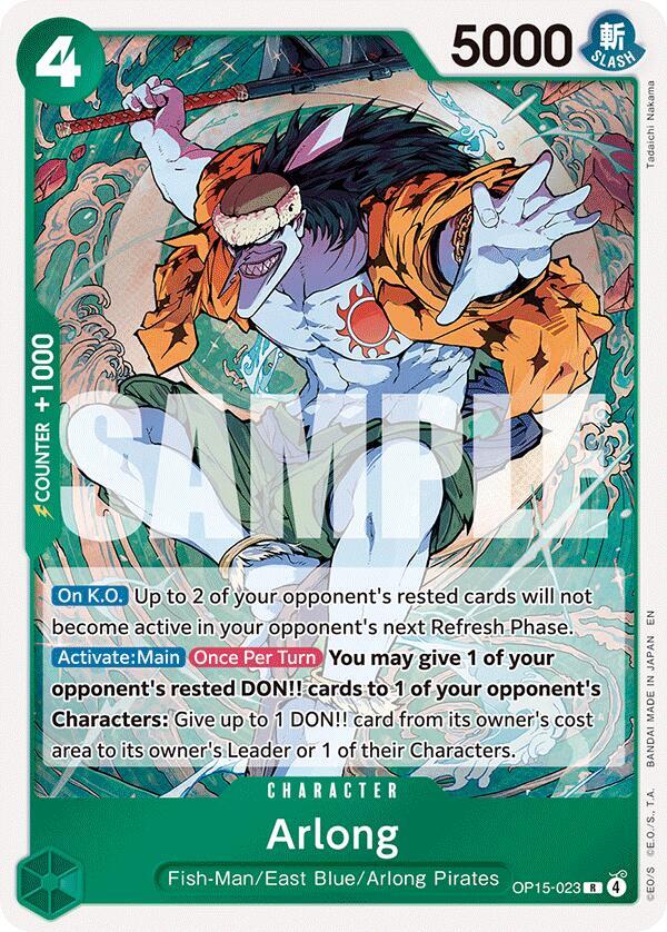 Adventure on Kami's Island - OP15-023 - Arlong - R - Foil