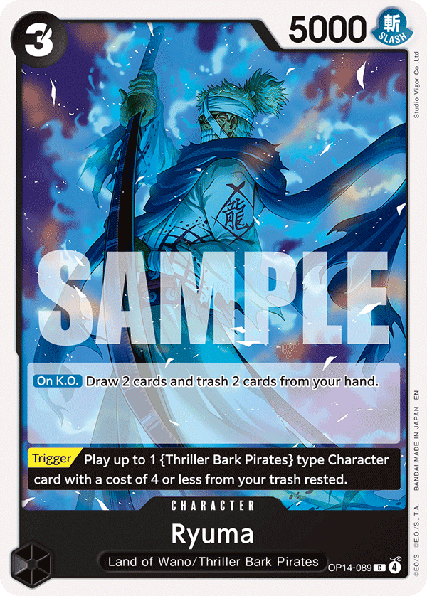 The Azure Sea's Seven - OP14-089 - Ryuma - C