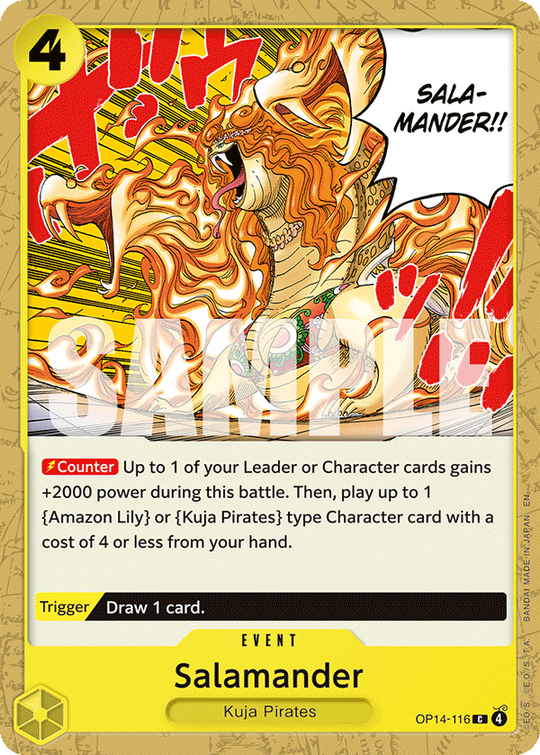 The Azure Sea's Seven - OP14-116 - Salamander - C