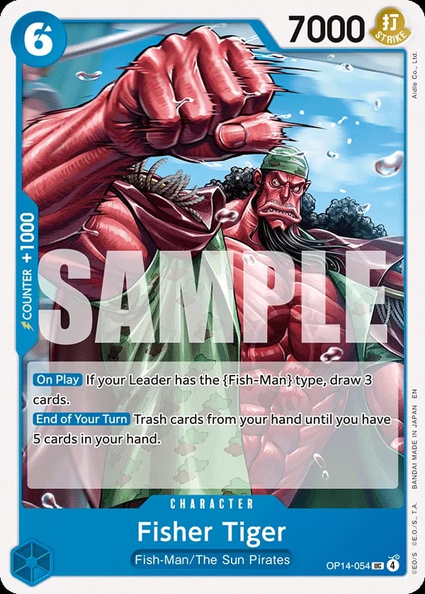 The Azure Sea's Seven - OP14-054 - Fisher Tiger - UC