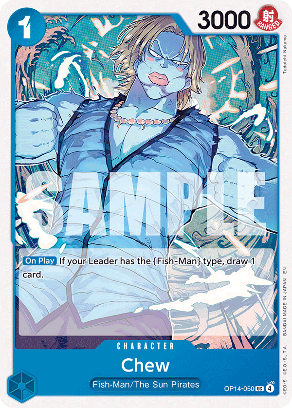 The Azure Sea's Seven - OP14-050 - Chew - UC