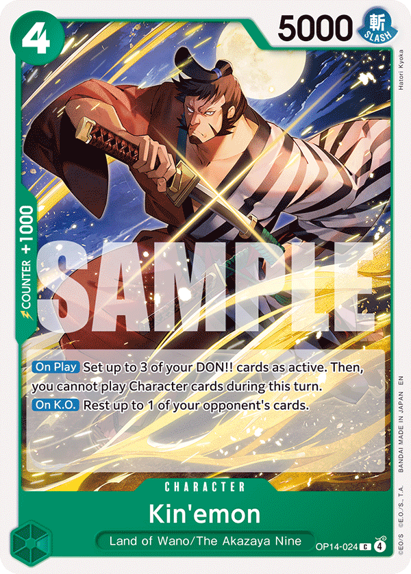 The Azure Sea's Seven - OP14-024 - Kin'emon - C