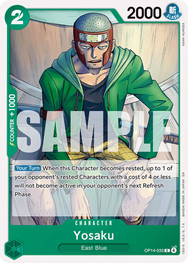 The Azure Sea's Seven - OP14-035 - Yosaku - C