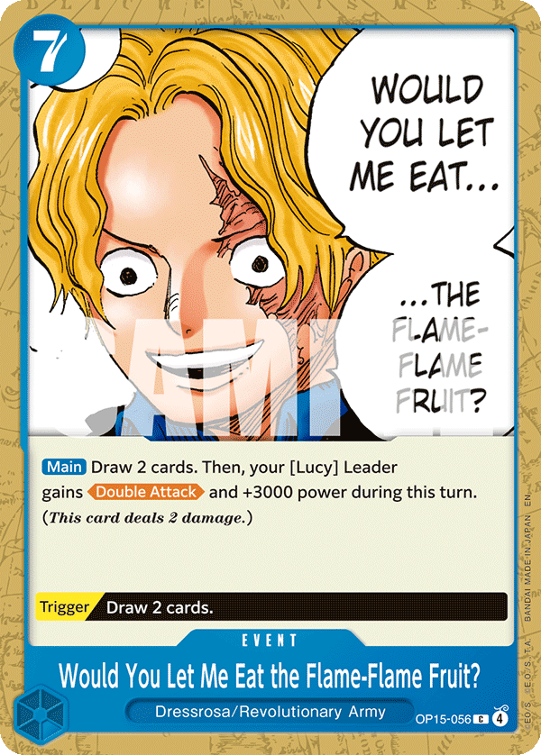 Adventure on Kami's Island - OP15-056 - Would You Let Me Eat the Flame-Flame Fruit? - C
