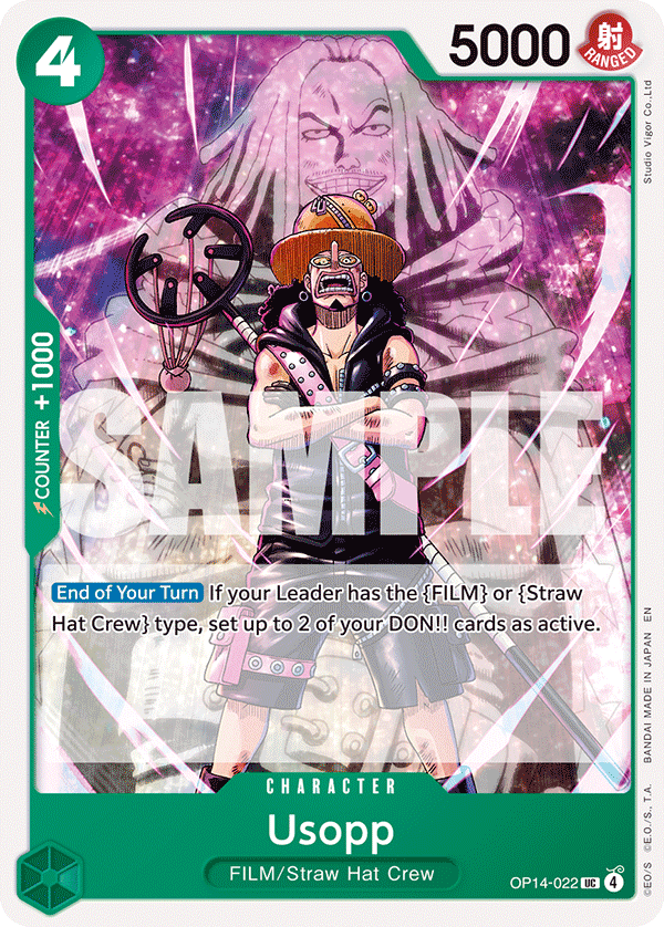The Azure Sea's Seven - OP14-022 - Usopp - UC