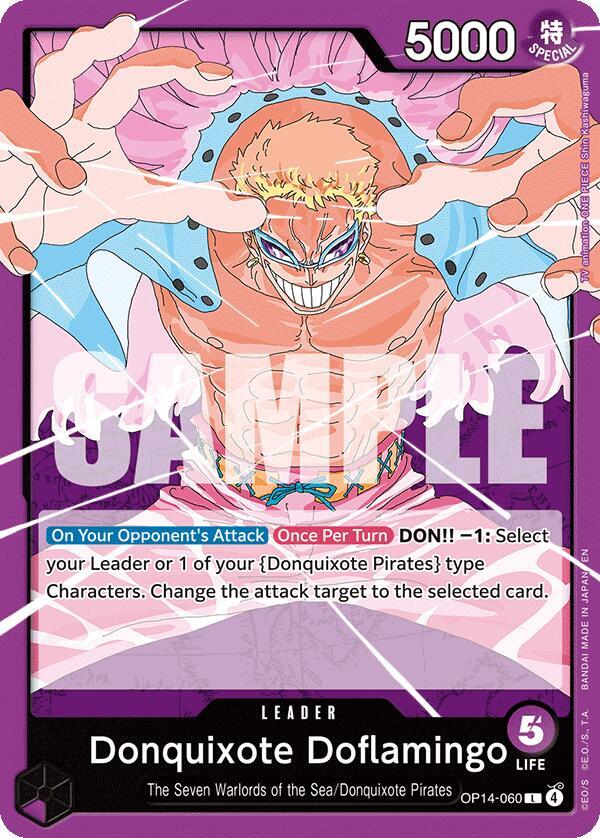 The Azure Sea's Seven - OP14-060 - Donquixote Doflamingo - OP14-060 - L