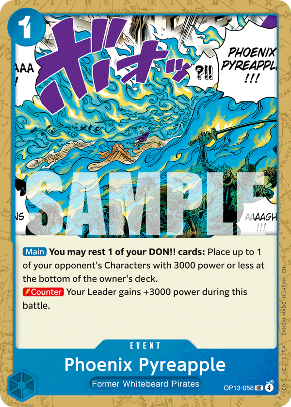 Carrying On His Will - OP13-058 - Phoenix Pyreapple - UC