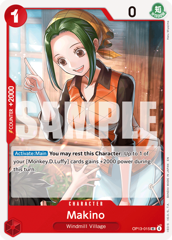 Carrying On His Will - OP13-015 - Makino - UC