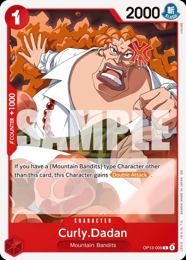Carrying On His Will - OP13-009 - Curly.Dadan - C