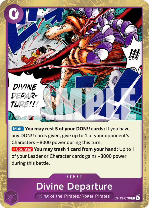 Carrying On His Will - OP13-076 - Divine Departure - R - Foil