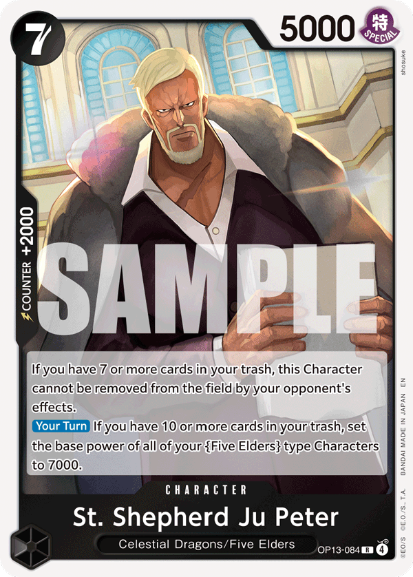 Carrying On His Will - OP13-084 - St. Shepherd Ju Peter - R - Foil