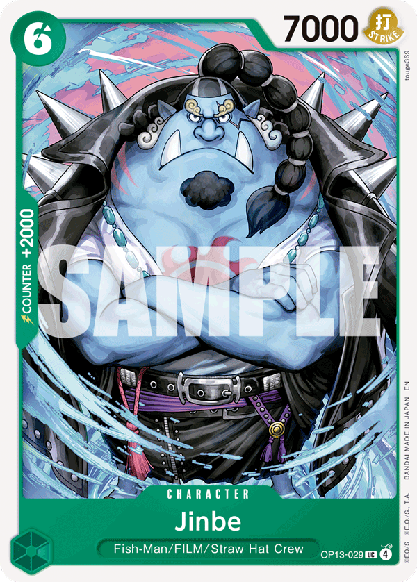 Carrying On His Will - OP13-029 - Jinbe - UC