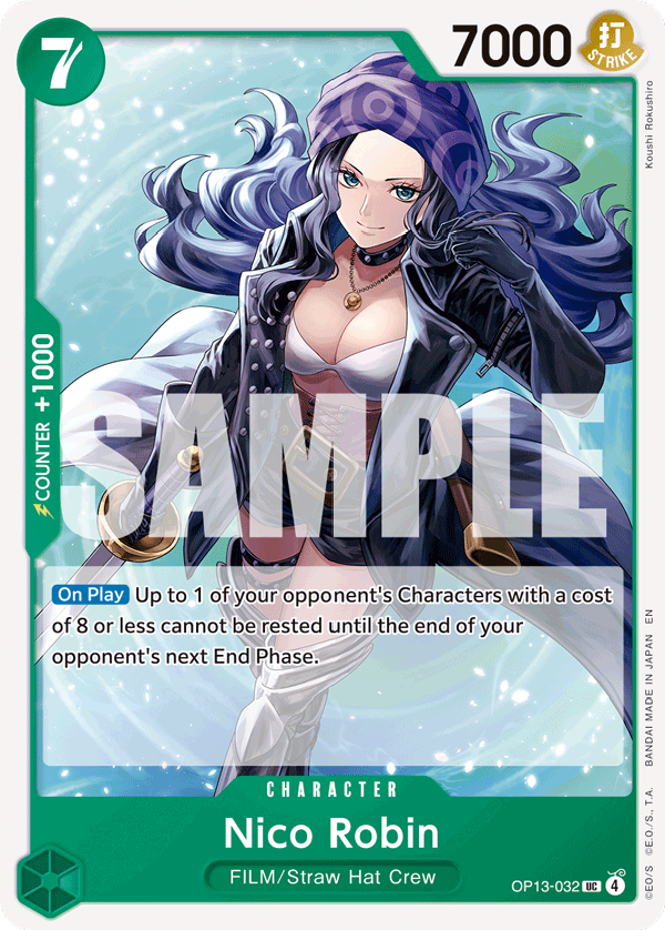 Carrying On His Will - OP13-032 - Nico Robin - UC