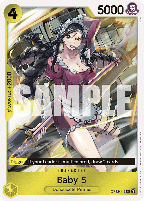 Legacy of the Master - OP12-112 - Baby 5 (112) - R - Foil