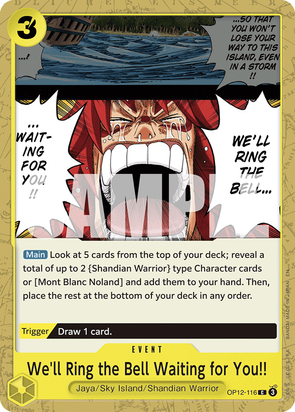Legacy of the Master - OP12-116 - We'll Ring the Bell Waiting for You!! - C