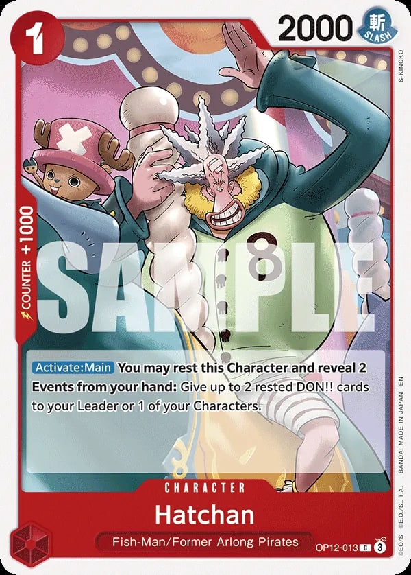 Legacy of the Master - OP12-013 - Hatchan - C