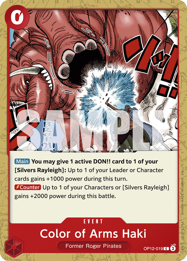 Legacy of the Master - OP12-019 - Color of Arms Haki - C