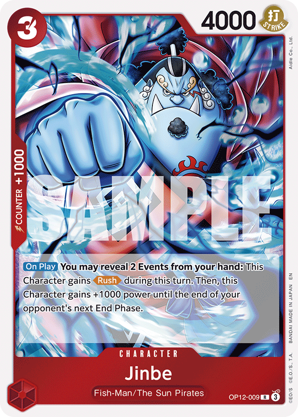 Legacy of the Master - OP12-009 - Jinbe - R - Foil