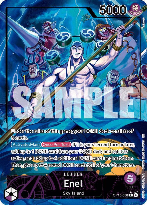 Adventure on Kami's Island - OP15-058 - Enel (OP15-058) (Alternate Art) - L