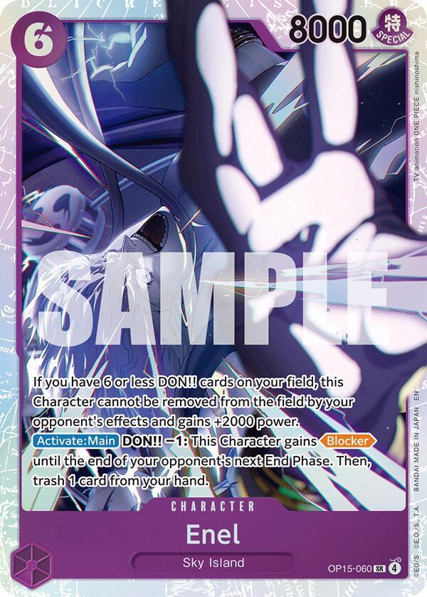 Adventure on Kami's Island - OP15-060 - Enel (OP15-060) - SR - Foil
