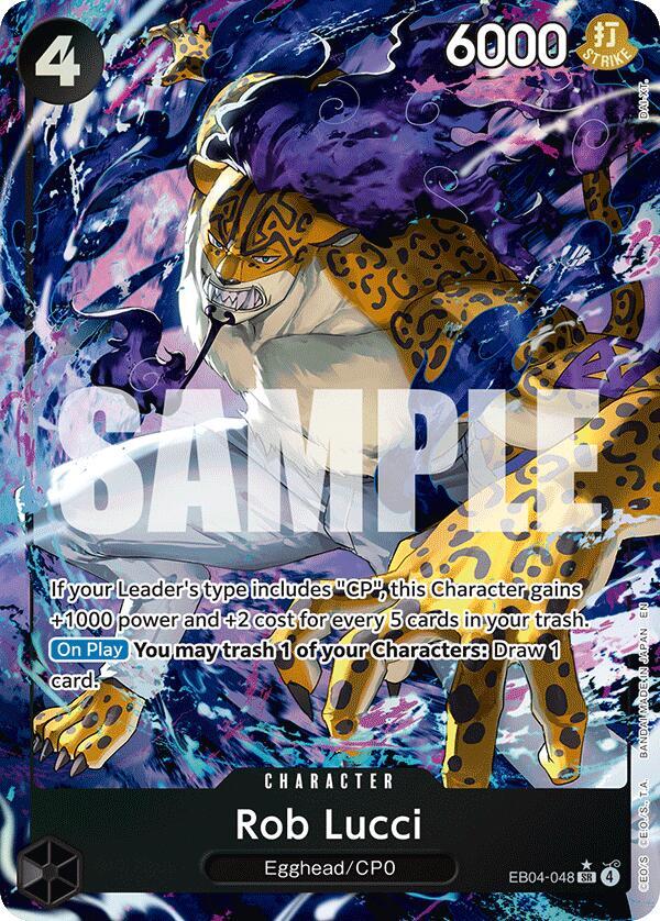 Adventure on Kami's Island - EB04-048 - Rob Lucci (Alternate Art) - SR