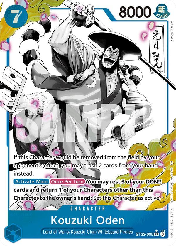 Starter Deck 22: Ace & Newgate - ST22-005 - Kouzuki Oden - SR - Parallel