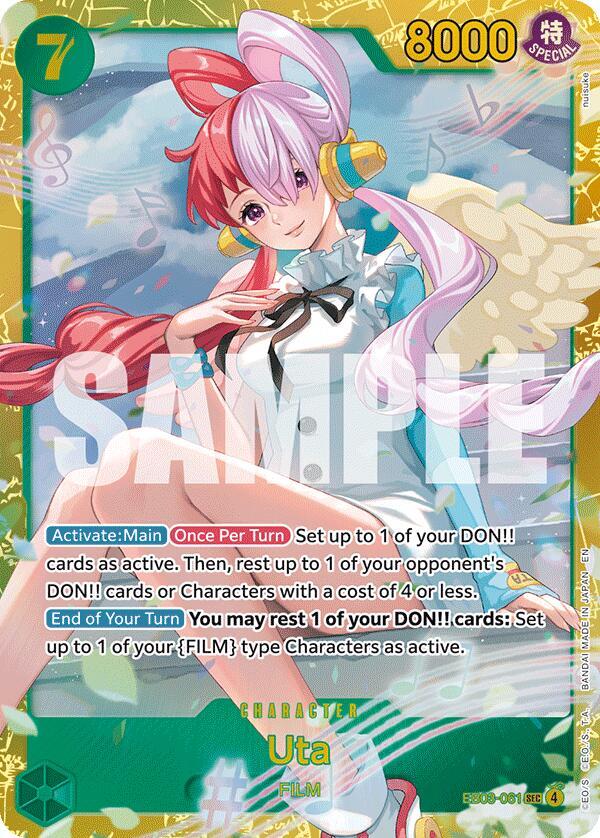 Extra Booster: One Piece Heroines Edition - EB03-061 - Uta - SEC - Foil