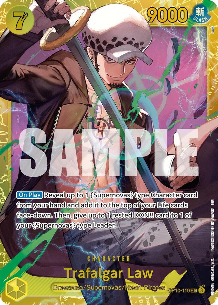 Premium Booster -The Best- Vol. 2 - OP10-119 - Trafalgar Law - OP10-119 (Reprint) - SEC