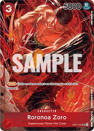 Romance Dawn - OP01-025 - Roronoa Zoro - SR - Parallel