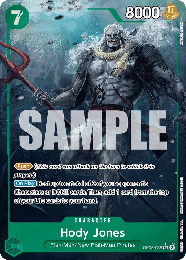 Wings of the Captain - OP06-035 - Hody Jones - SR - Alt Art