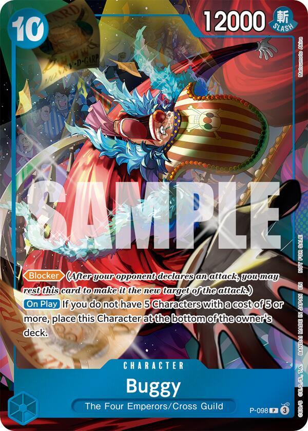 One Piece Promotion Cards - P-098 - Buggy - PR - Event Pack Vol. 8