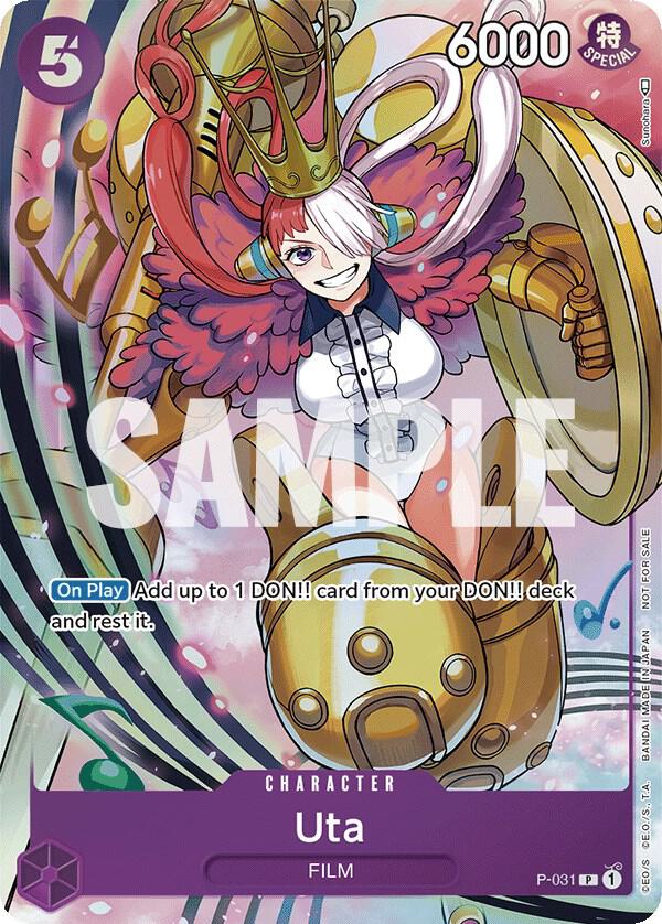One Piece Promotion Cards - P-031 - Uta (Event Pack Vol. 1) - PR