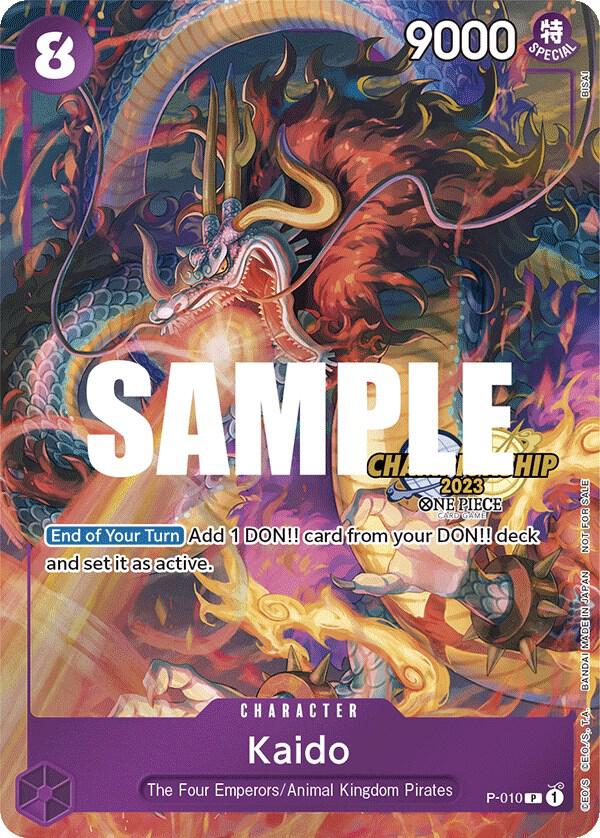 One Piece Promotion Cards - P-010 - Kaido (CS 2023 Celebration Pack) - PR