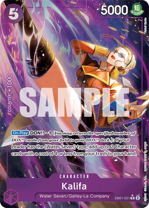 Extra Booster: Memorial Collection - EB01-031 - Kalifa - R - Alt Art
