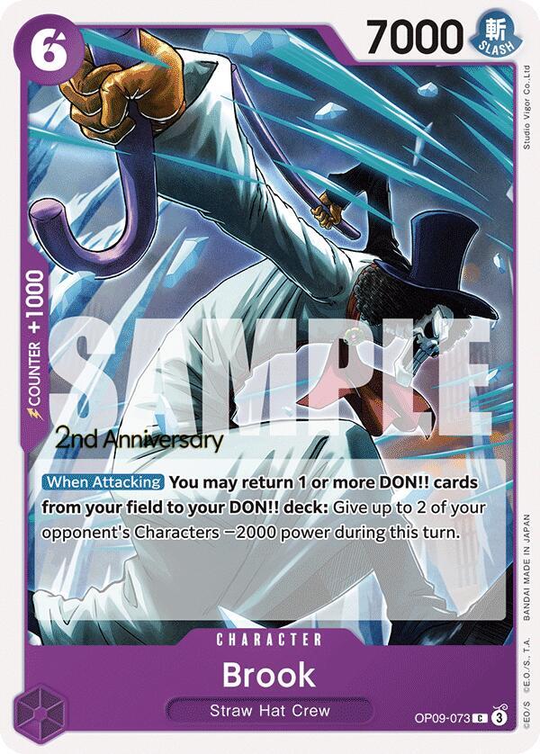 Emperors in the New World: 2nd Anniversary Tournament Cards - OP09-073 - Brook - C