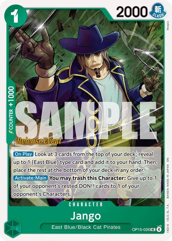Adventure on Kami's Island Release Event Cards - OP15-026 - Jango - UC