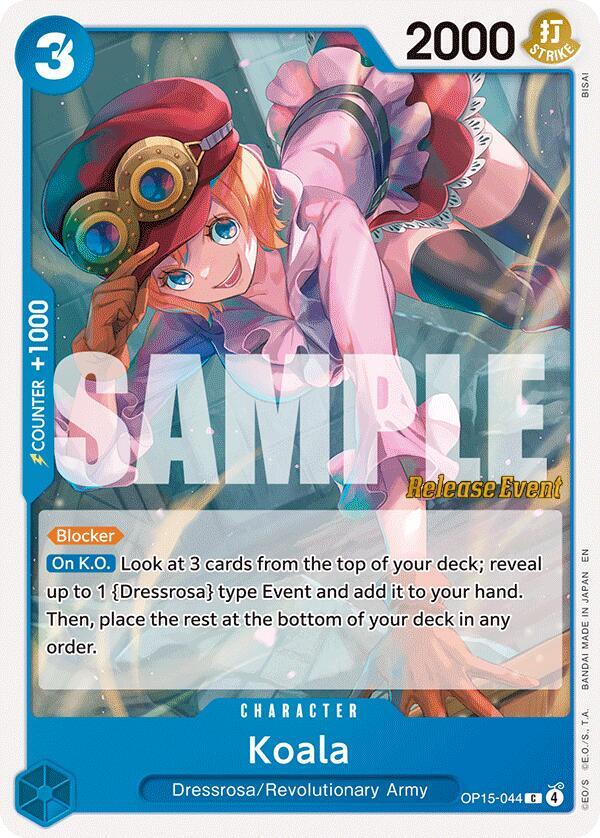 Adventure on Kami's Island Release Event Cards - OP15-044 - Koala - C