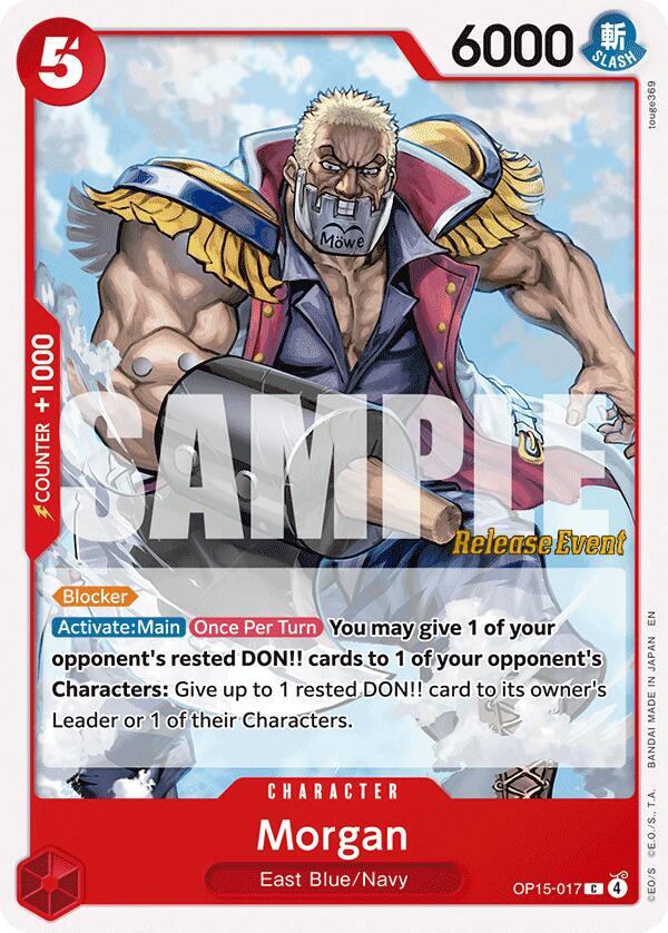Adventure on Kami's Island Release Event Cards - OP15-017 - Morgan - C