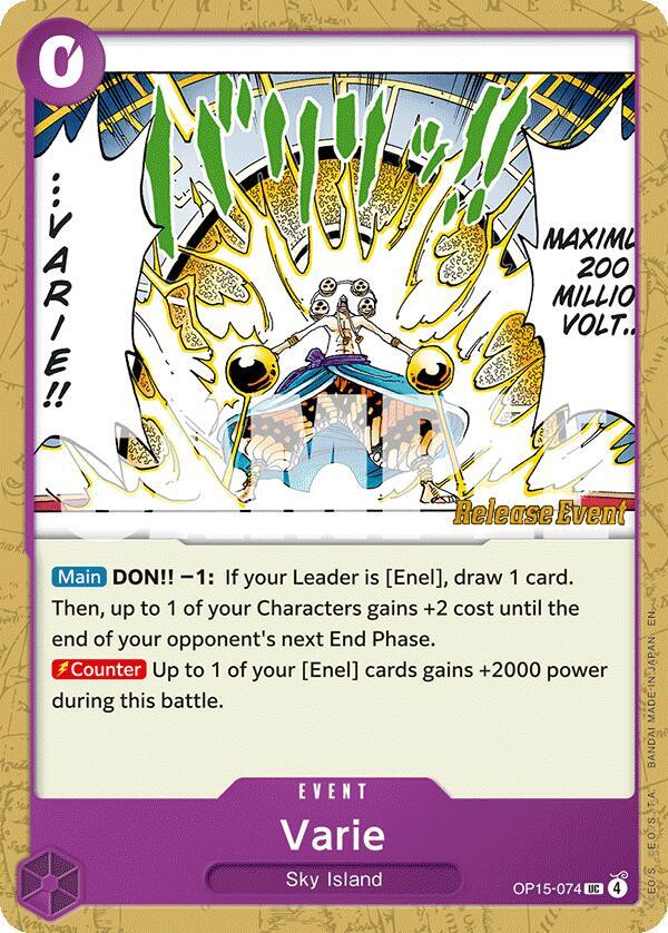 Adventure on Kami's Island Release Event Cards - OP15-074 - Varie - UC