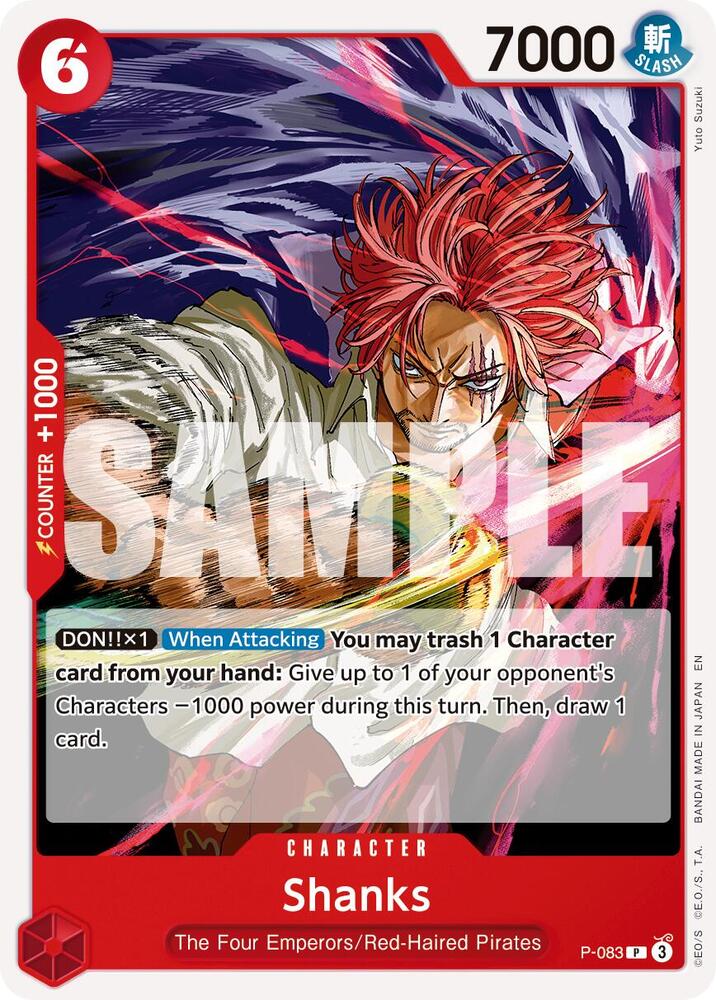 Premium Booster -The Best- Vol. 2 - P-083 - Shanks - PR - Reprint