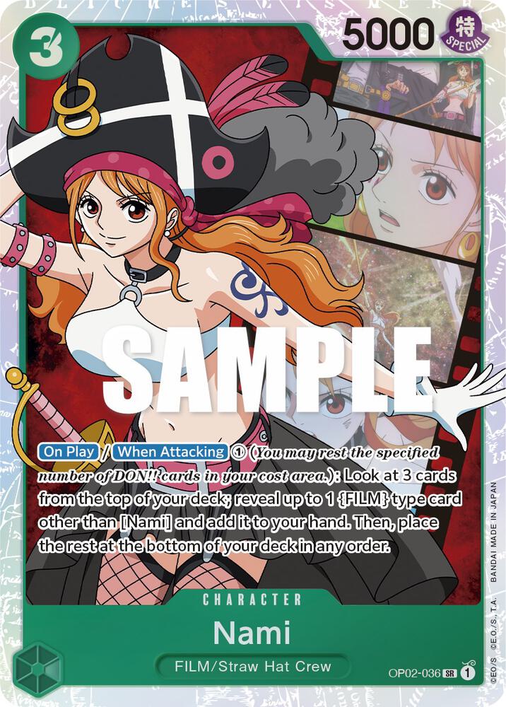 Paramount War - OP02-036 - Nami - SR - Foil