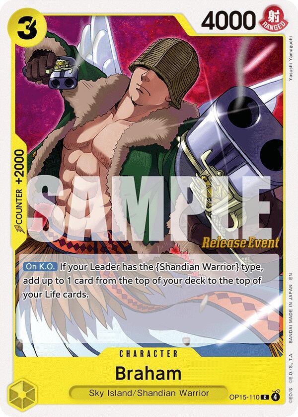 Adventure on Kami's Island Release Event Cards - OP15-110 - Braham - C
