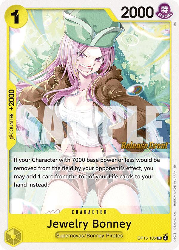 Adventure on Kami's Island Release Event Cards - OP15-105 - Jewelry Bonney (OP15-105) - UC