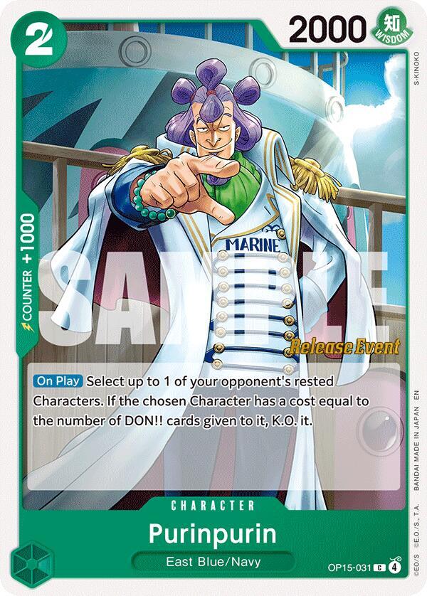 Adventure on Kami's Island Release Event Cards - OP15-031 - Purinpurin - C