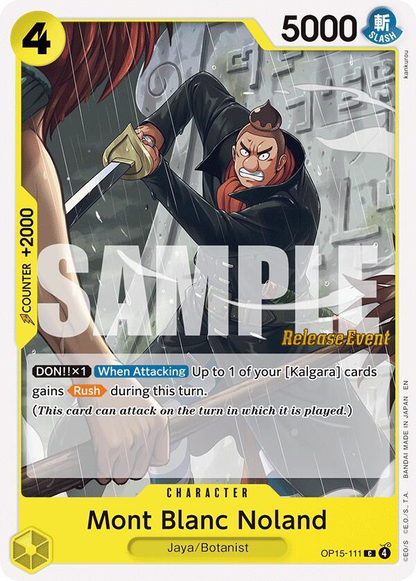 Adventure on Kami's Island Release Event Cards - OP15-111 - Mont Blanc Noland - C