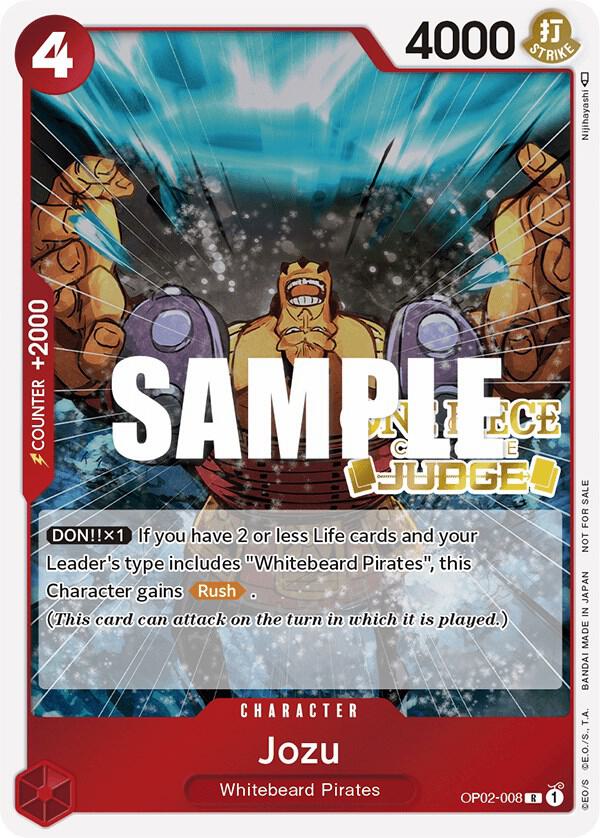 One Piece Promotion Cards - OP02-008 - Jozu (Judge) - PR