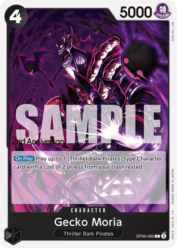 Emperors in the New World: 2nd Anniversary Tournament Cards - OP09-085 - Gecko Moria - C
